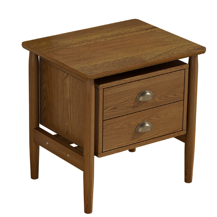 Winston Porter Nelsy Unfinished Solid Wood Nightstand | Wayfair